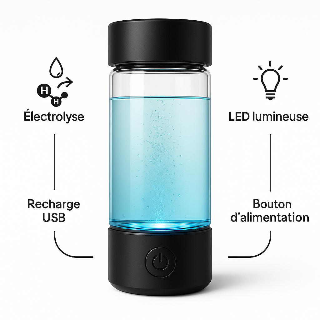 Gourde d’eau hydrogénée – Vitalité, Soin & Bien-être intérieur
